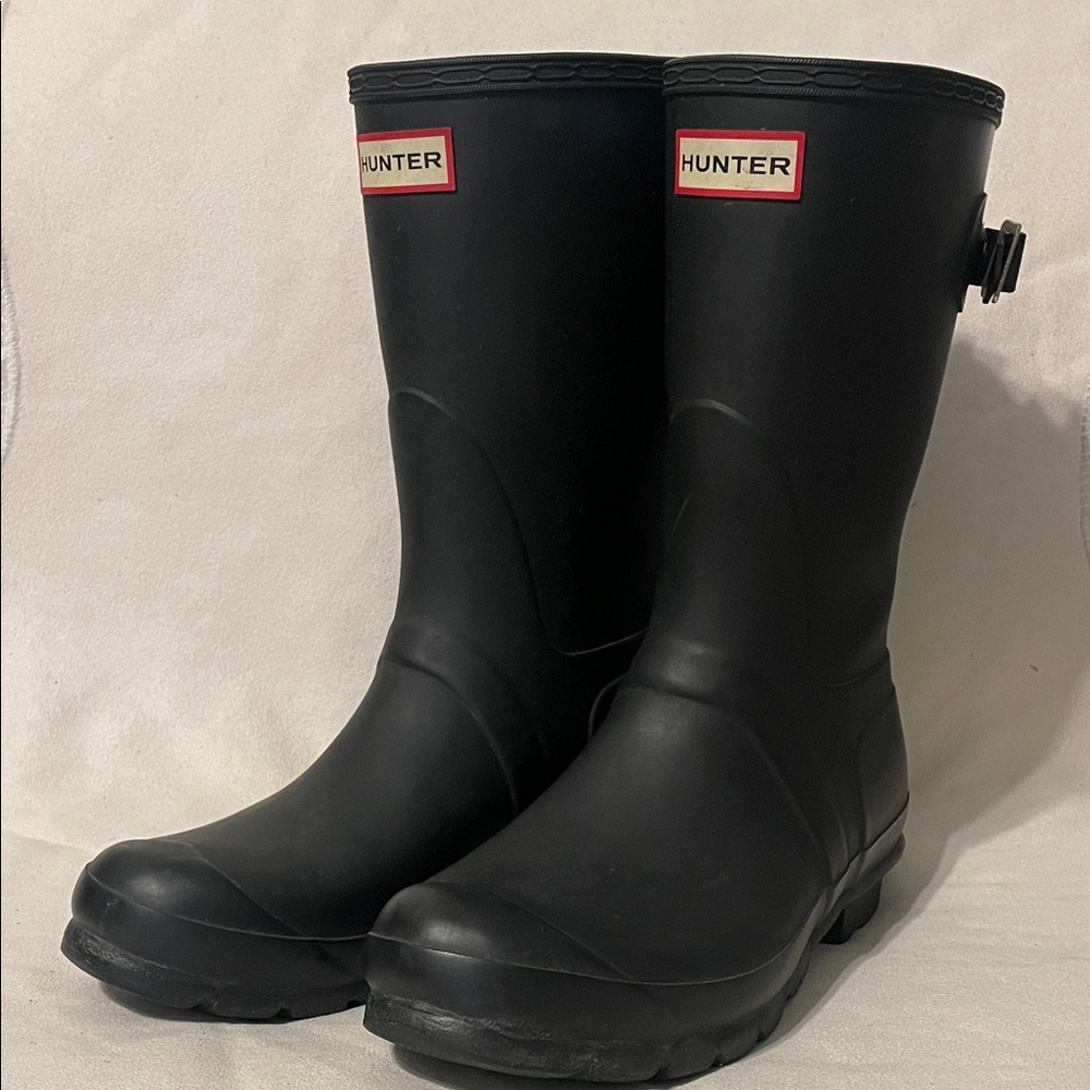 Hunter Classic Black Rubber Boots